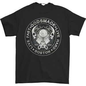 Godsmack Mens Boston Live Tshirt